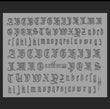 Old English 3D Alphabet Silicone Mold – Gothic Lettering & Initials Custom Nail Art Creator Glam Goodies