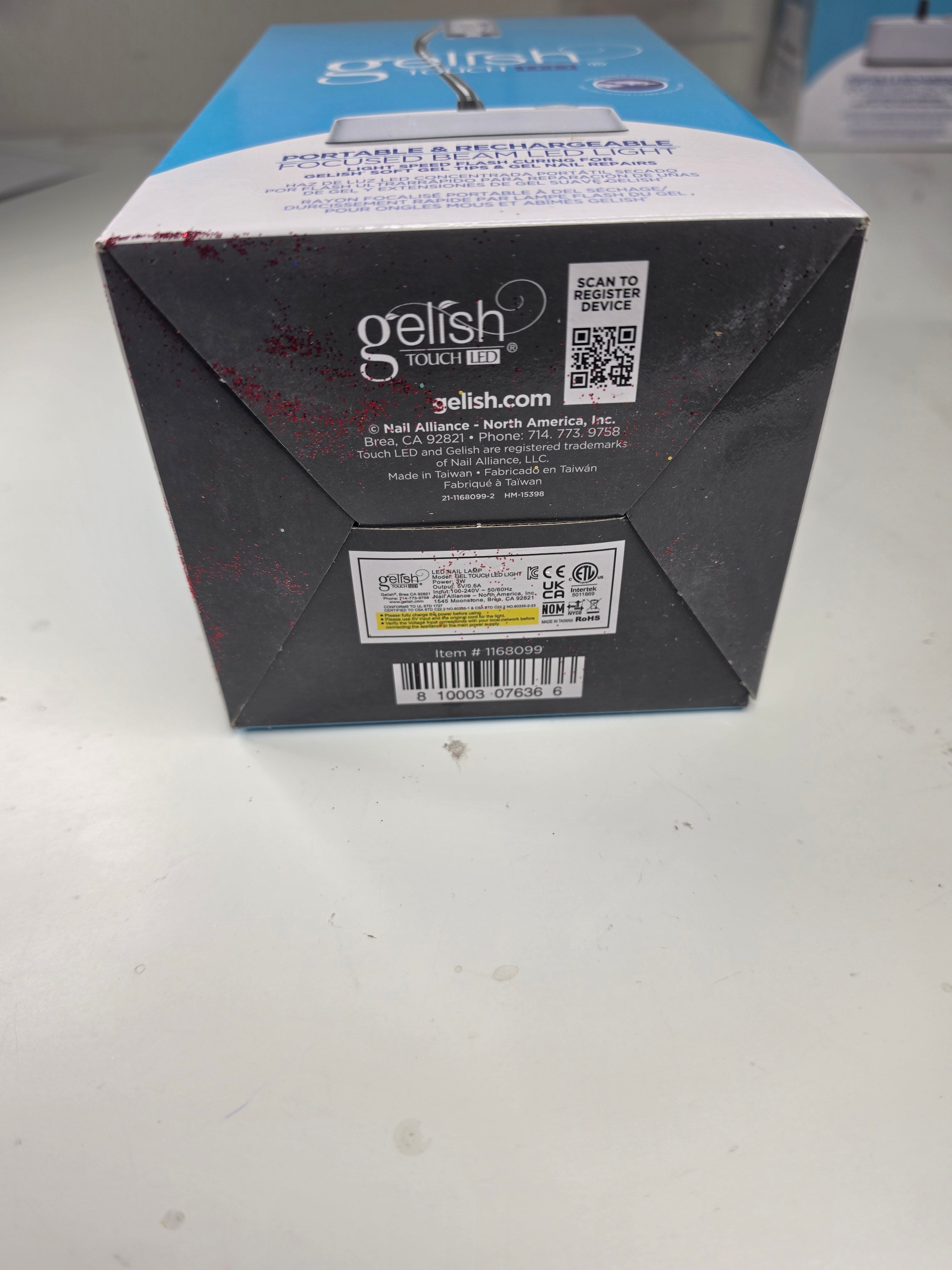 Gelish Soft Gel™ Touch LED Light with USB-C Cord Glam Goodies