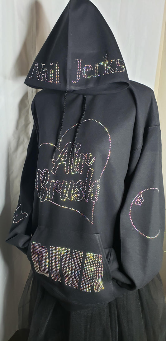 Blinged Out Hoodie Glam Goodies