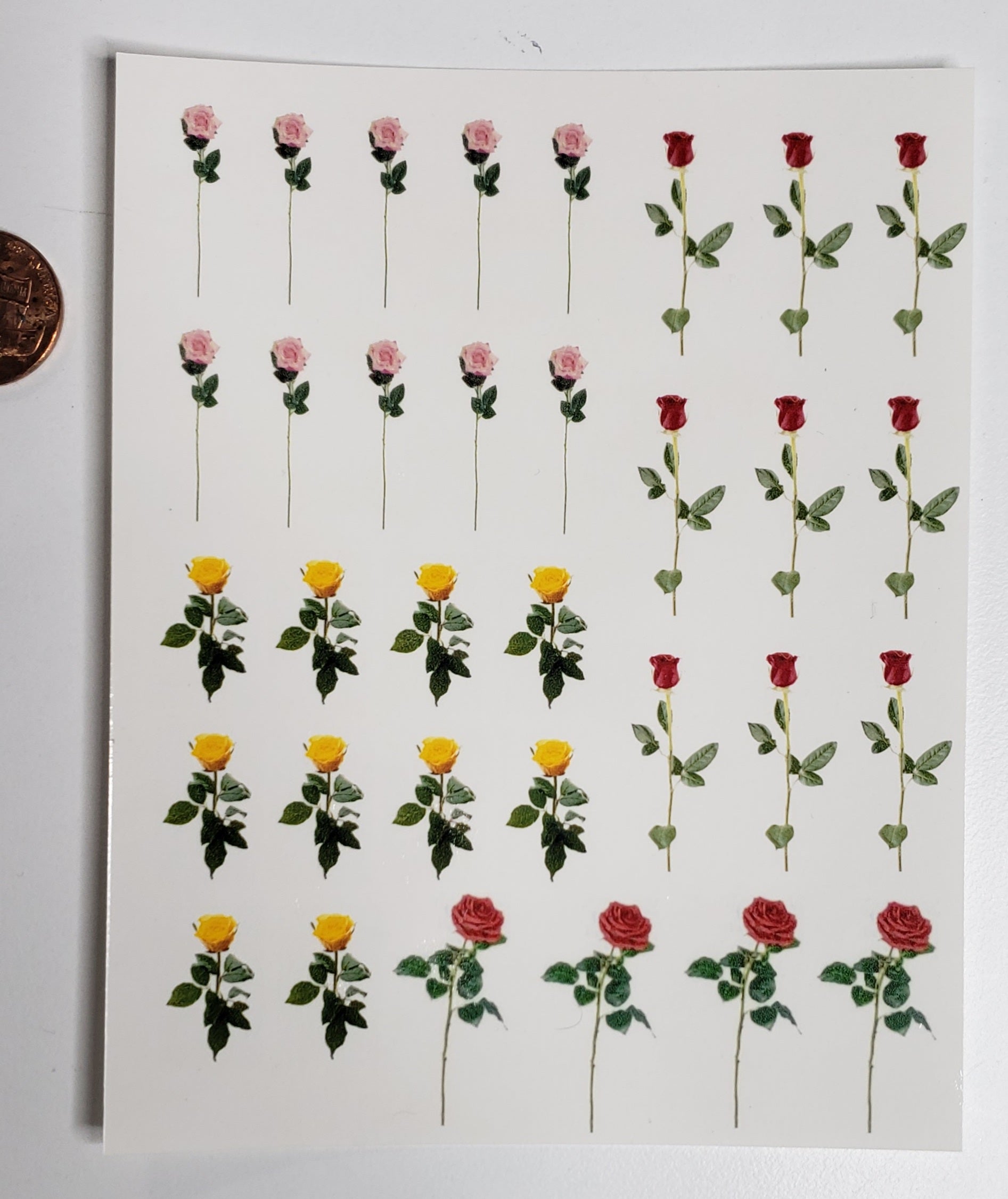 Rose Decals Glam Goodies