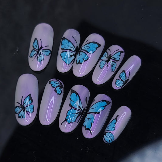 Ombre Butterflies Glam Goodies