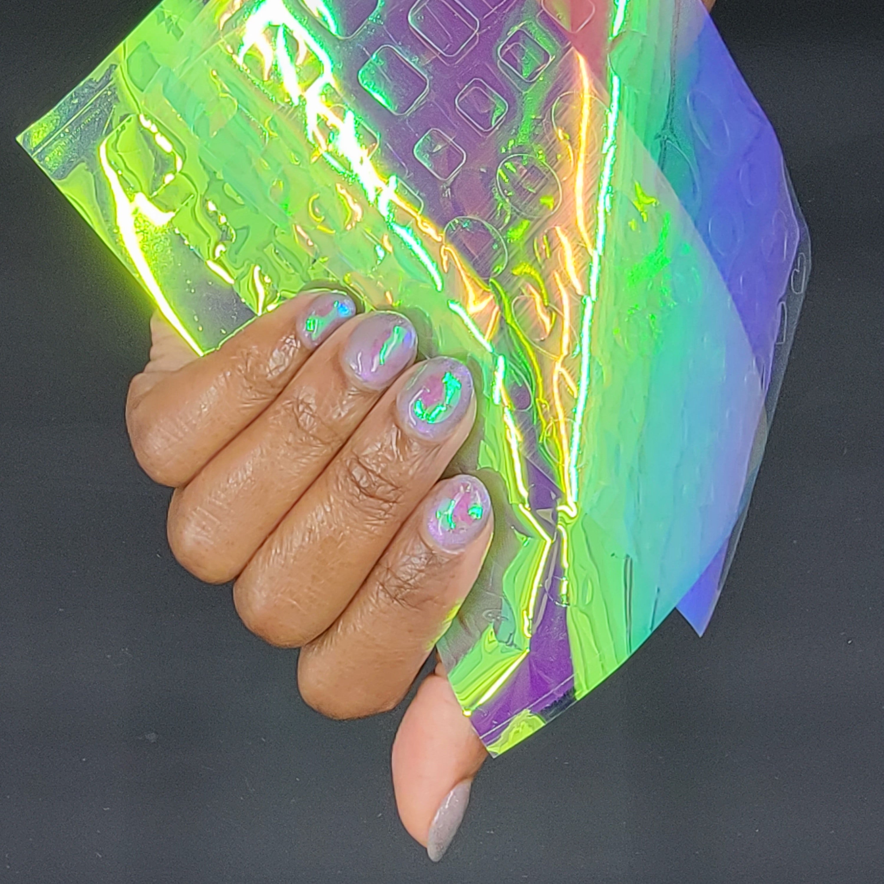 Iridescent Nail Film Glam Goodies