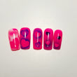 Chubby Hearts Airbrush Nail Stencils Glam Goodies