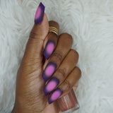 Purple Burst Lipstick Nails Glam Goodies