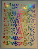 Butterfly Foil Water Slide Decals Glam Goodies