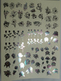 Flower Foil Water Slide Decals Glam Goodies