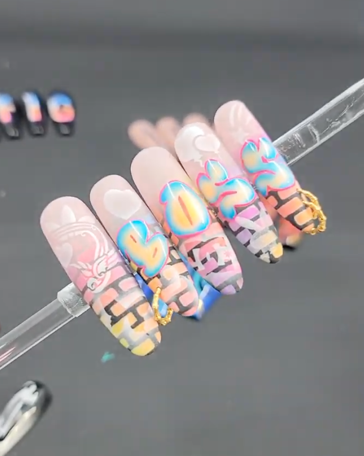 Bubble Letter Stencils Glam Goodies