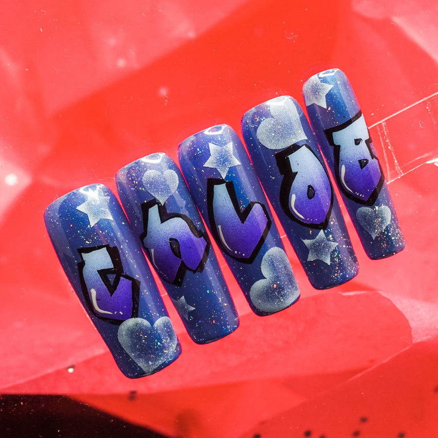 Airbrush Lettering Nail Art Course Glam Goodies